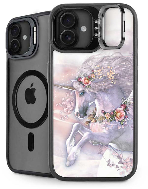 Spring Flight Unicorn by Laurie Prindle iPhone 16 Plus Kickstand Case