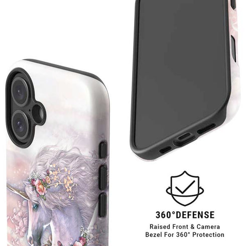 Spring Flight Unicorn by Laurie Prindle iPhone 16 Plus Magsafe Impact Case