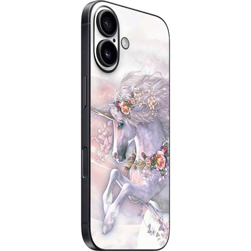 Spring Flight Unicorn by Laurie Prindle iPhone 16 Plus Skin