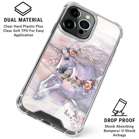 Spring Flight Unicorn by Laurie Prindle iPhone 16 Pro Max Clear Case