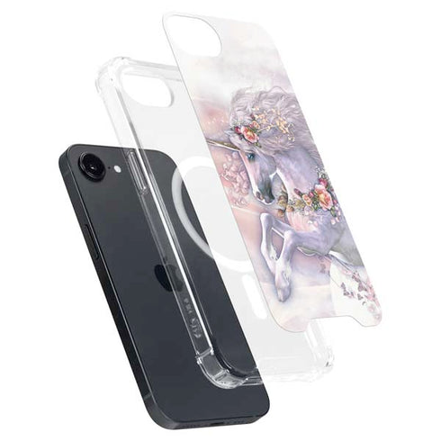 Spring Flight Unicorn by Laurie Prindle iPhone 16e MagSafe Case