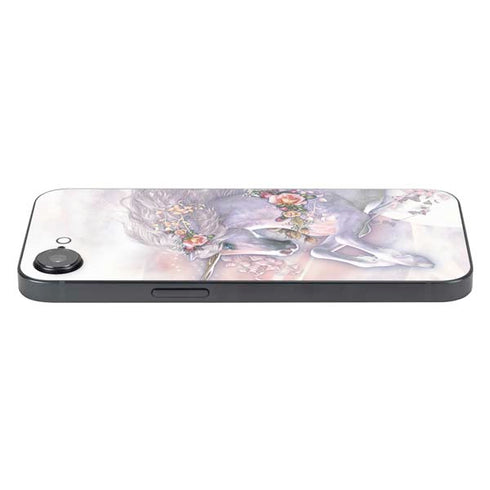 Spring Flight Unicorn by Laurie Prindle iPhone 16e Skin