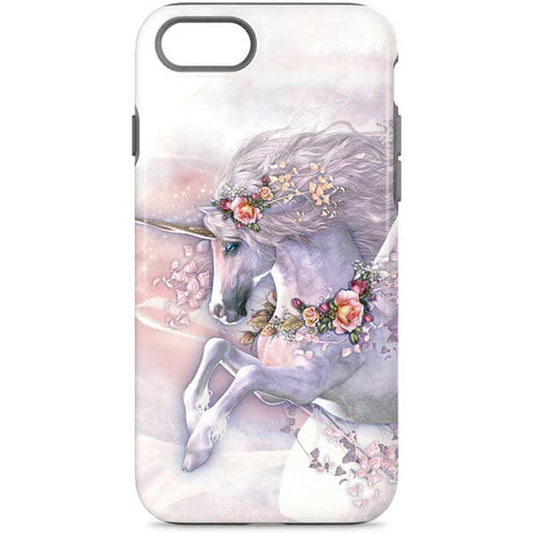 Spring Flight Unicorn by Laurie Prindle iPhone Cases
