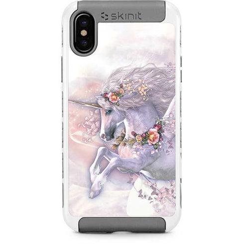 Spring Flight Unicorn by Laurie Prindle iPhone Cases