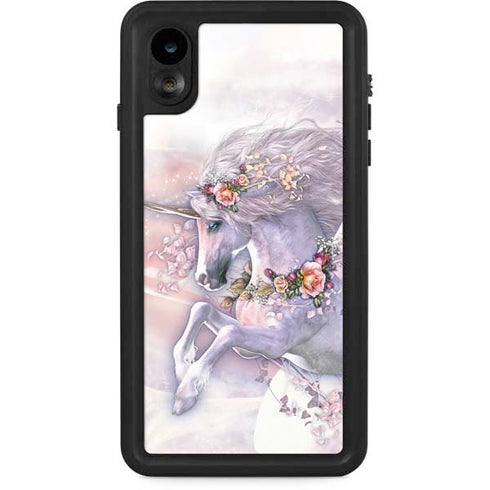 Spring Flight Unicorn by Laurie Prindle iPhone Cases