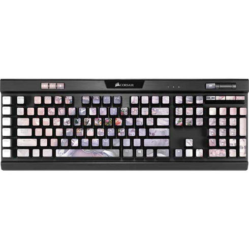 Spring Flight Unicorn by Laurie Prindle K95 RGB PLATINUM Mechanical Gaming Keyboard Skin