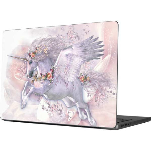 Spring Flight Unicorn by Laurie Prindle Apple MacBook Pro 14-inch Skin