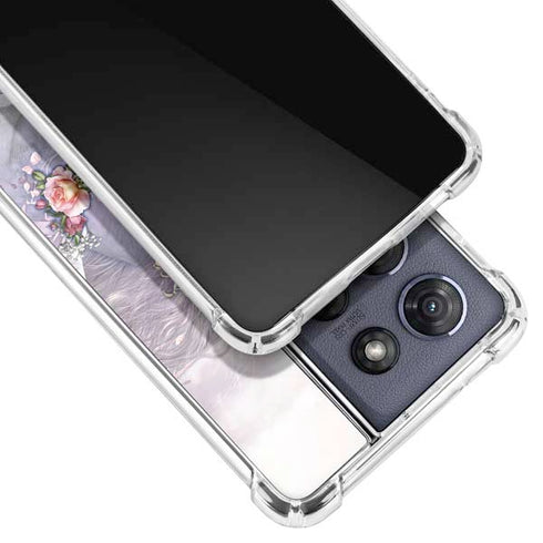 Spring Flight Unicorn by Laurie Prindle Moto G 5G (2025) Clear Case