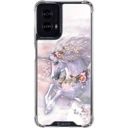 Spring Flight Unicorn by Laurie Prindle Moto G Power 5G (2024) Clear Case
