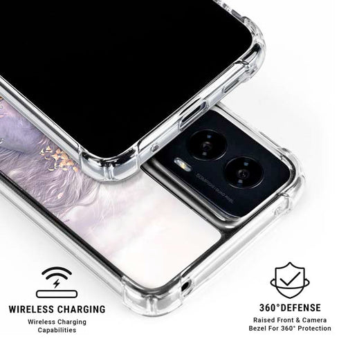 Spring Flight Unicorn by Laurie Prindle Moto G Power 5G (2024) Clear Case