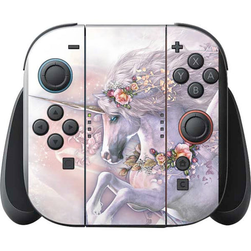 Spring Flight Unicorn by Laurie Prindle Nintendo Switch 2 (2025) with Joy-Con Skin