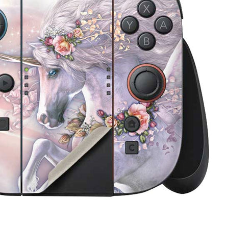 Spring Flight Unicorn by Laurie Prindle Nintendo Switch 2 (2025) Joy-Con Controller Skin