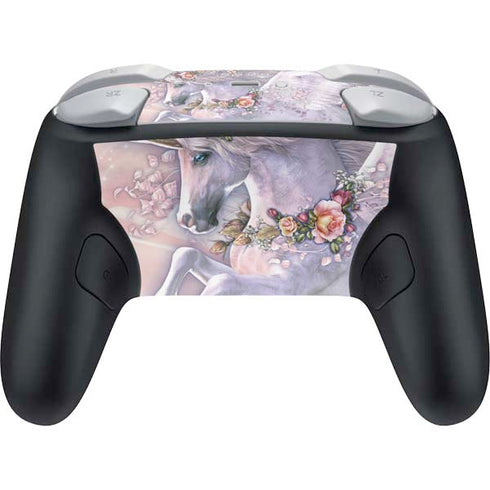 Spring Flight Unicorn by Laurie Prindle Nintendo Switch 2 (2025) Pro Controller Skin