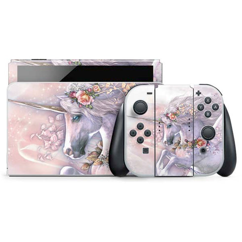 Spring Flight Unicorn by Laurie Prindle Nintendo Skins