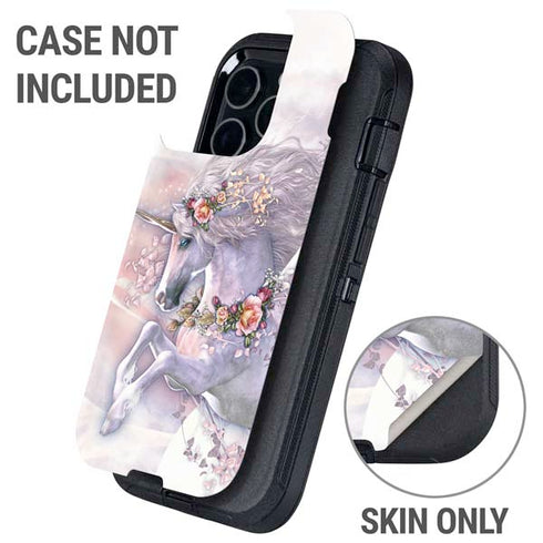 Spring Flight Unicorn by Laurie Prindle Otterbox Defender iPhone Skin