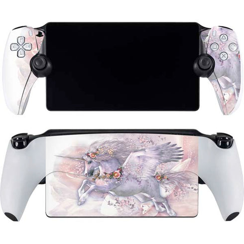Spring Flight Unicorn by Laurie Prindle PlayStation Portal Remote Player Skin