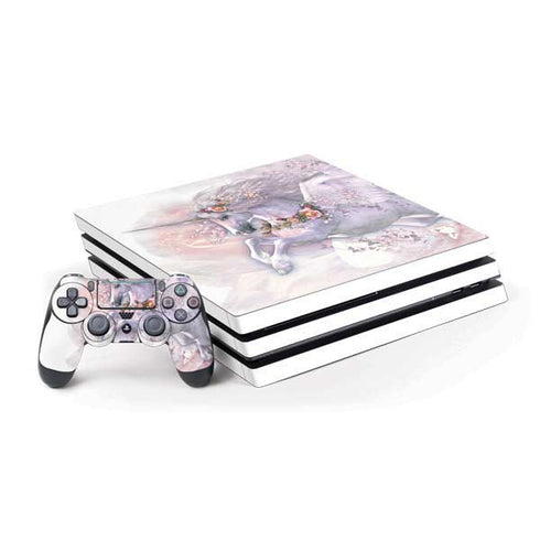 Spring Flight Unicorn by Laurie Prindle PlayStation PS4 Skins