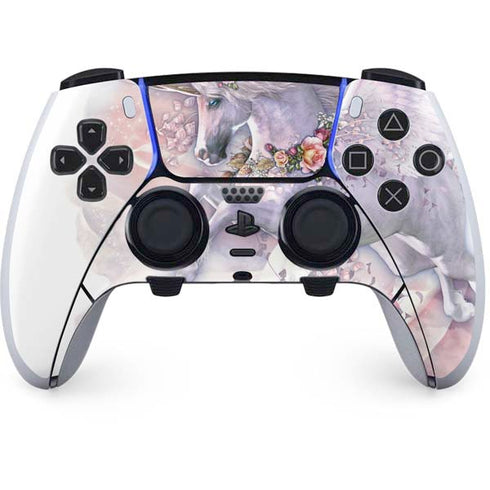 Laurie Prindle Spring Flight Unicorn PS5 DualSense Edge Pro Controller Skin