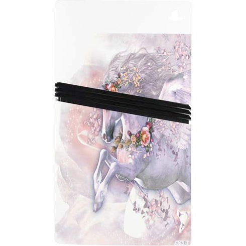 Spring Flight Unicorn by Laurie Prindle PS5 Pro Console Skin