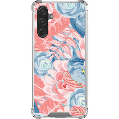 Spring Floral Galaxy A17 Clear Case