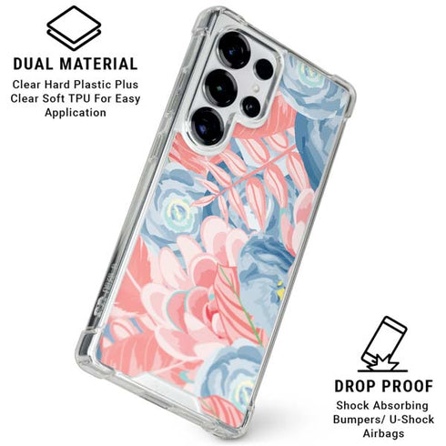 Spring Floral Galaxy S25 Ultra Clear Case