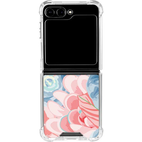 Spring Floral Galaxy Z Flip6 Clear Case