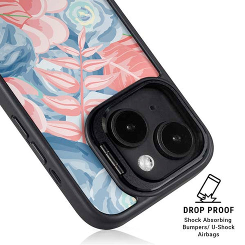 Spring Floral iPhone 15 Plus Kickstand Case