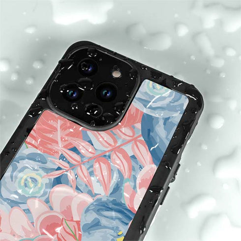 Spring Floral iPhone 15 Pro Waterproof Case