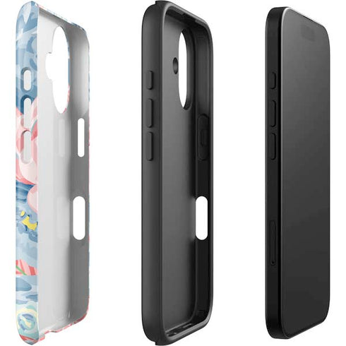 Spring Floral iPhone 16 Plus Impact Case
