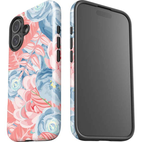 Spring Floral iPhone 16 Plus Impact Case