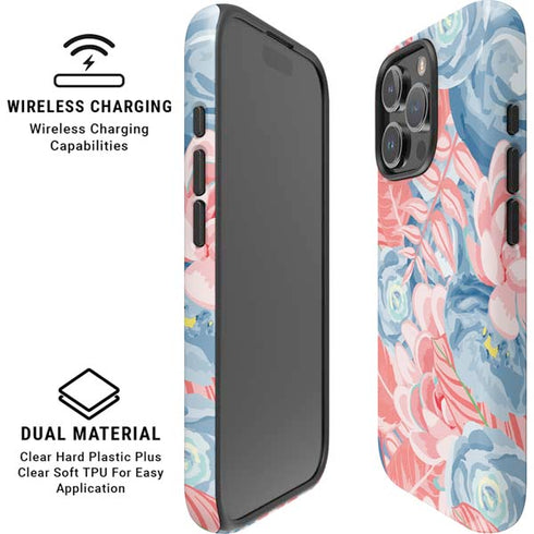 Spring Floral iPhone 16 Pro Max Magsafe Impact Case