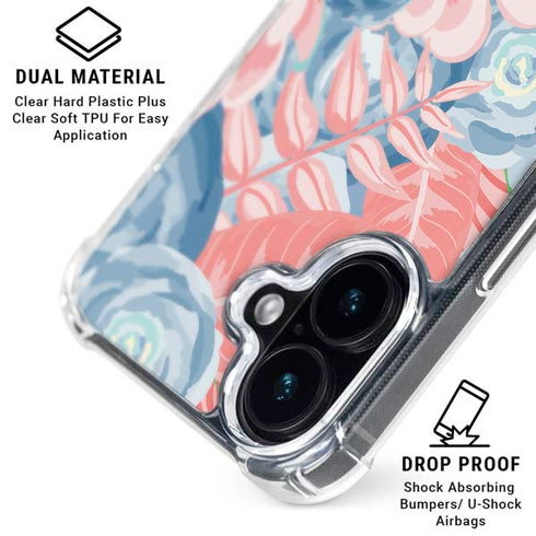 Spring Floral iPhone 17 Clear Case