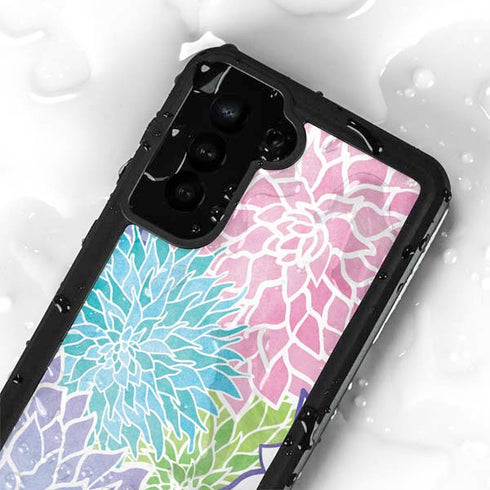 Spring Flowers Galaxy S24 Plus Waterproof Case