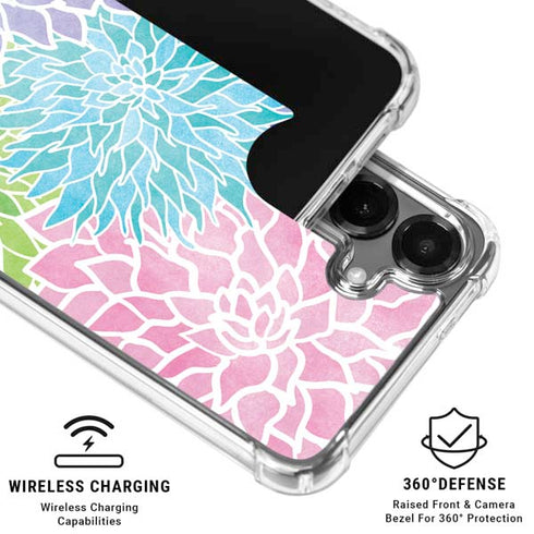 Spring Flowers Galaxy S26 Clear Case
