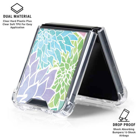 Spring Flowers Galaxy Z Flip6 Clear Case