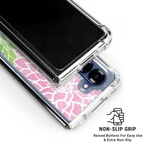 Spring Flowers Galaxy Z Fold6 Clear Case