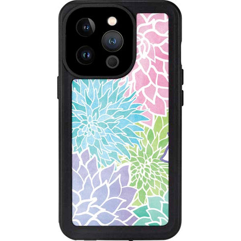 Spring Flowers iPhone 15 Pro Waterproof Case