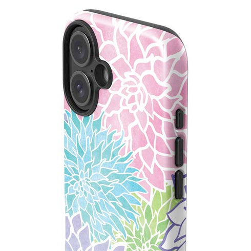 Spring Flowers iPhone 16 Plus Impact Case