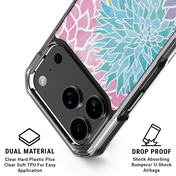 Spring Flowers iPhone 17 Pro Clear Case Spring Flowers iPhone 17 Pro Clear Case
