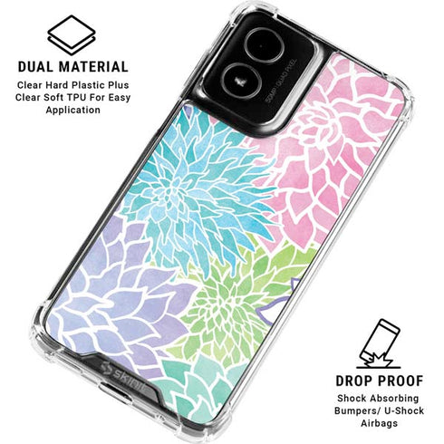 Spring Flowers Moto G Power 5G (2024) Clear Case