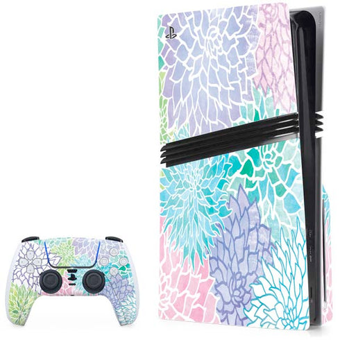 Spring Flowers PS5 Pro Disk Bundle Skin
