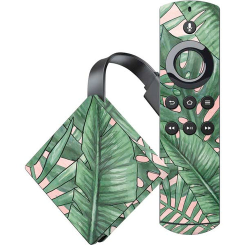 Spring Palm Leaves Amazon Fire TV Skin