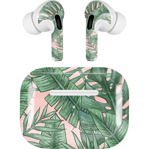 Spring Palm Leaves AirPods Skins