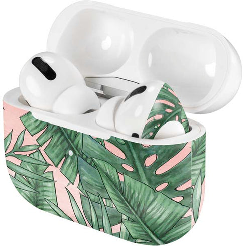Spring Palm Leaves AirPods Skins