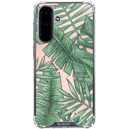 Spring Palm Leaves Galaxy A36 5G Clear Case
