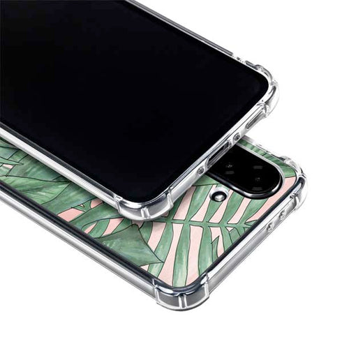 Spring Palm Leaves Galaxy A36 5G Clear Case