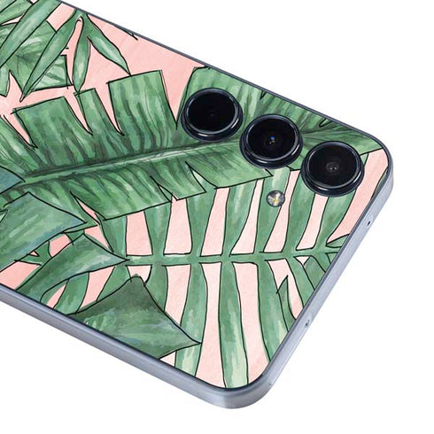 Spring Palm Leaves Galaxy A55 5G Skin