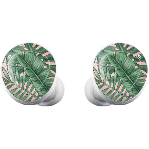 Spring Palm Leaves Galaxy Buds Plus Skin