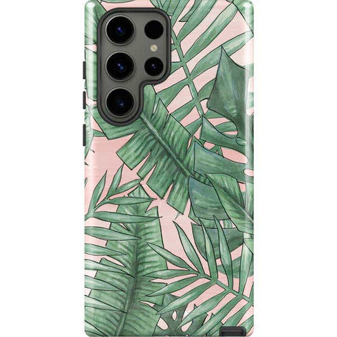 Spring Palm Leaves Galaxy S23 Ultra Pro Case