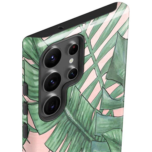 Spring Palm Leaves Galaxy S23 Ultra Pro Case